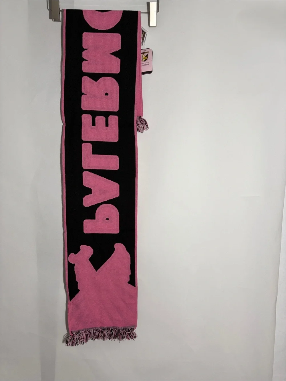 Palermo F.C. Soccer New formerly U.S. Città di Palermo Pink and Blank Scarf